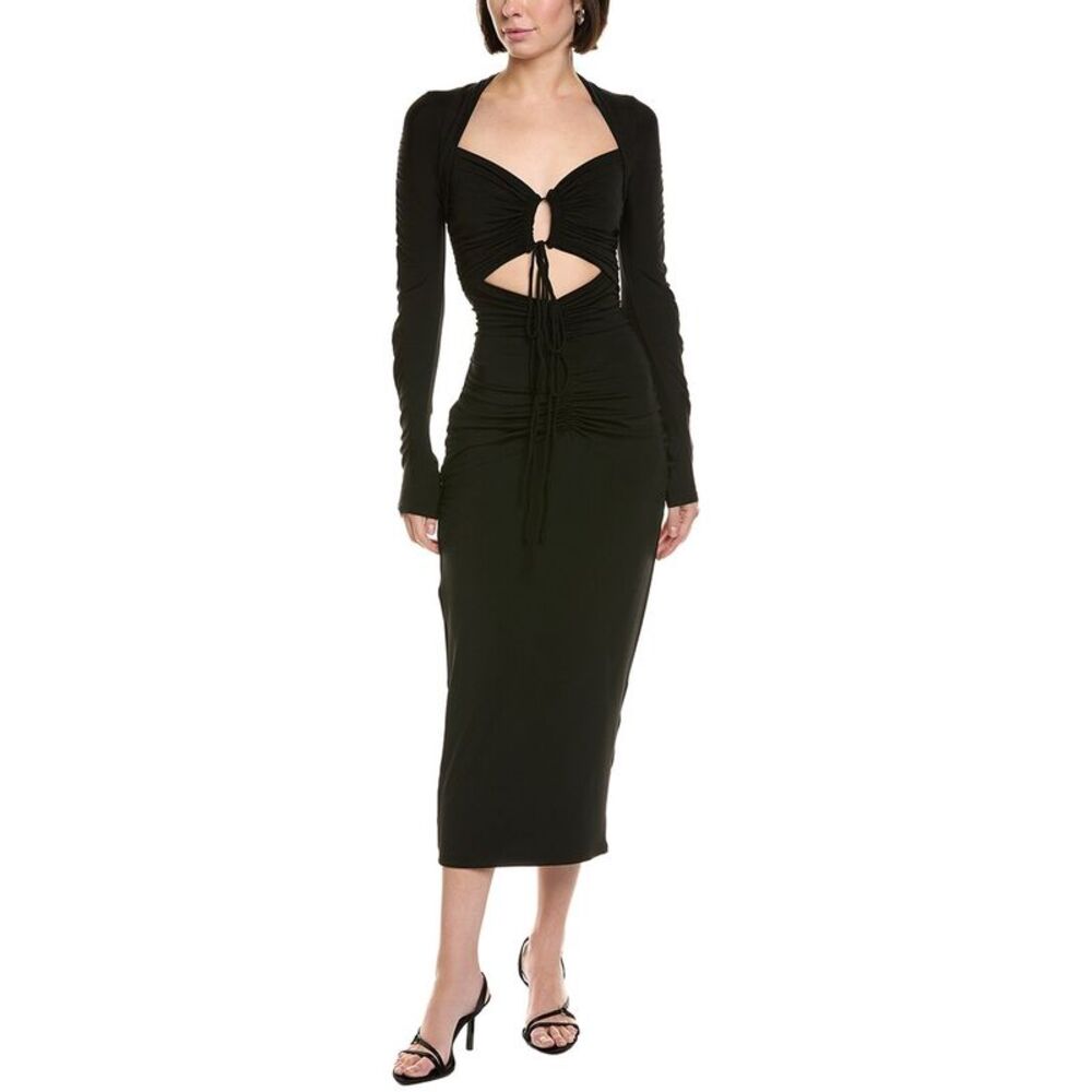 Lapointe Womens  Jersey Fitted Dress, Black
